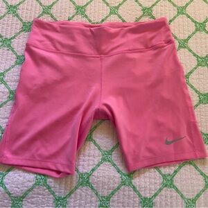 Nike Dri Fit Fast Running Women’s Large Pink Glow 7” Shorts!  NWOT!